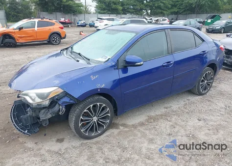 2014 Toyota Corolla S Plus z USA, uszkodzony, nr VIN 5YFBURHE3EP072504